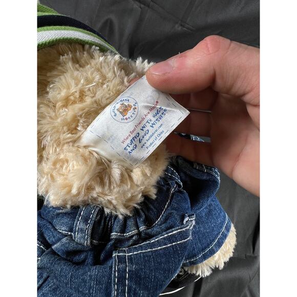 Vintage 2009 Build a Bear Bearemy Teddy Bear Plush Stuffed Animal 17" w/ boots - Picture 8 of 11